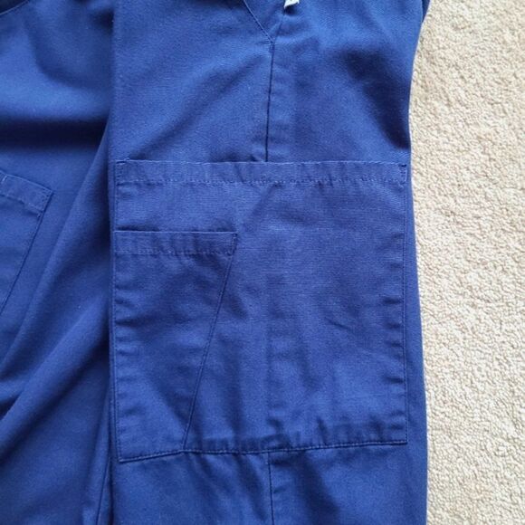 Scrubstar Women Blue Pull On Cargo Scrub Pants XS - Picture 7 of 15
